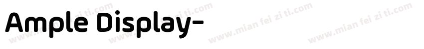Ample Display字体转换